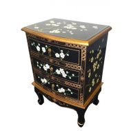 Blossom 3 Drawer End Table