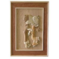 Handcarved 3D Childrens Pictures