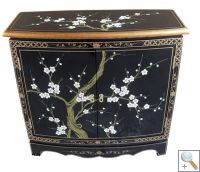 Hand Painted Blossom 2 Door Cabinet