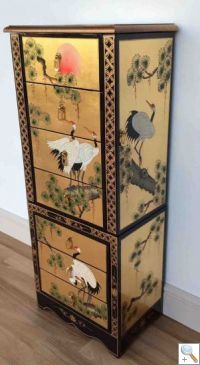 Gold Leaf Jewellery Armoire 