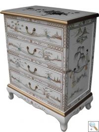 Mother of Pearl Chest Of 4 Drawers