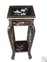 Hand Painted Blossom Plant Stand
