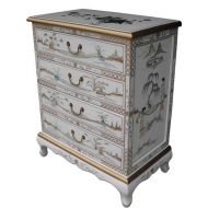 Mother of Pearl Chest Of 4 Drawers